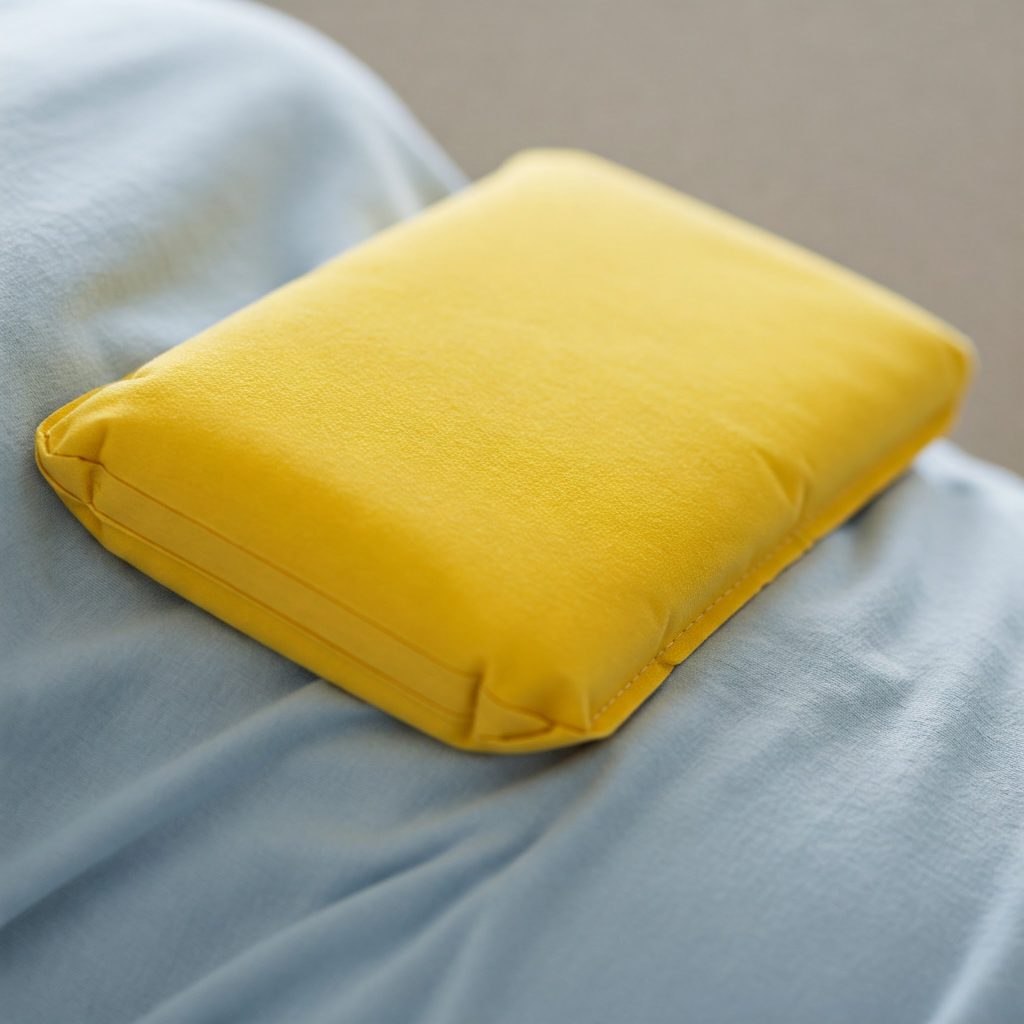 ホットパックを使って卵巣周辺を温めてホルモン分泌を高めます。それにより更年期障害の症状を軽減します。